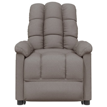 Massagestoel elektrisch stof taupe