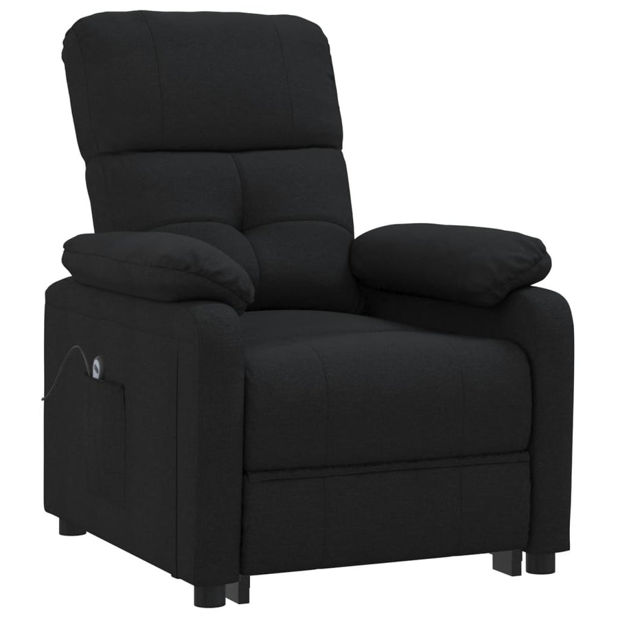 Fauteuil Verstelbaar Elektrisch Stof Zwart 1