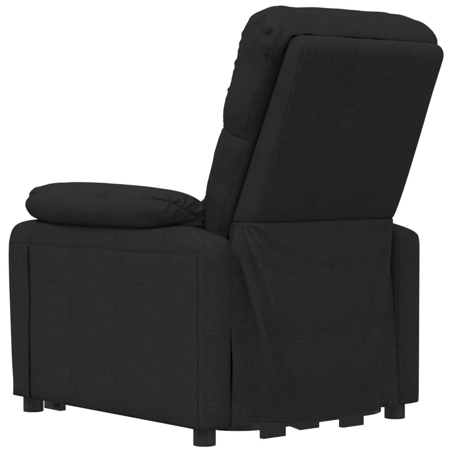 Fauteuil Verstelbaar Elektrisch Stof Zwart 1