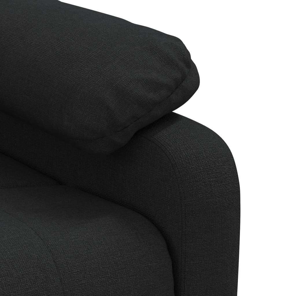 Fauteuil Verstelbaar Elektrisch Stof Zwart 1