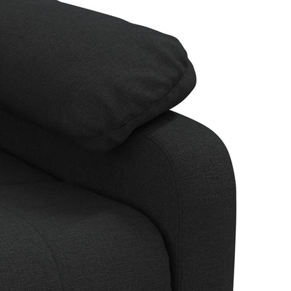 Fauteuil Verstelbaar Elektrisch Stof Zwart 1