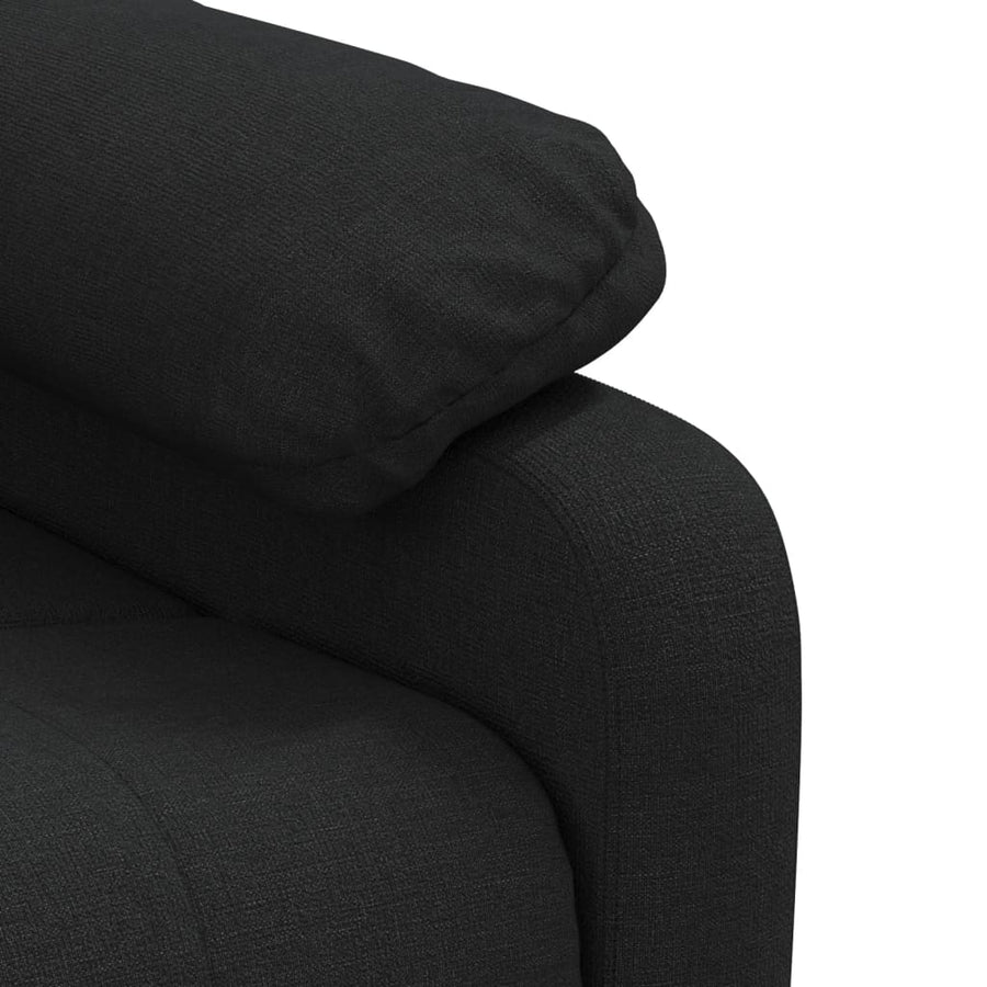 Fauteuil Verstelbaar Elektrisch Stof Zwart 1