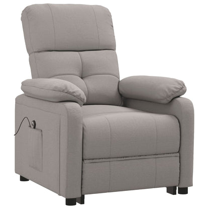 Fauteuil Verstelbaar Elektrisch Stof Taupe