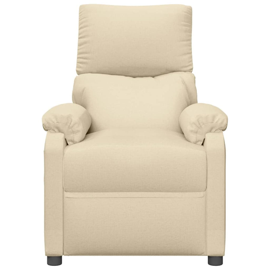 Massagestoel Elektrisch Stof Kleurig Crème