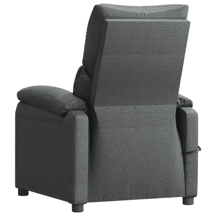Massagestoel Elektrisch Stof Donkergrijs
