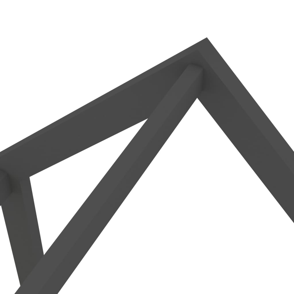 Kinderbedframe Met Lades Grenenhout 90 x 200 cm Donkergrijs 2 lades