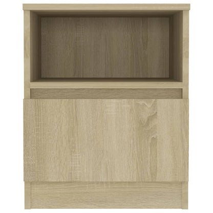 Nachtkastje 40X40X50 Cm Spaanplaat Kleurig 1 Sonoma eiken