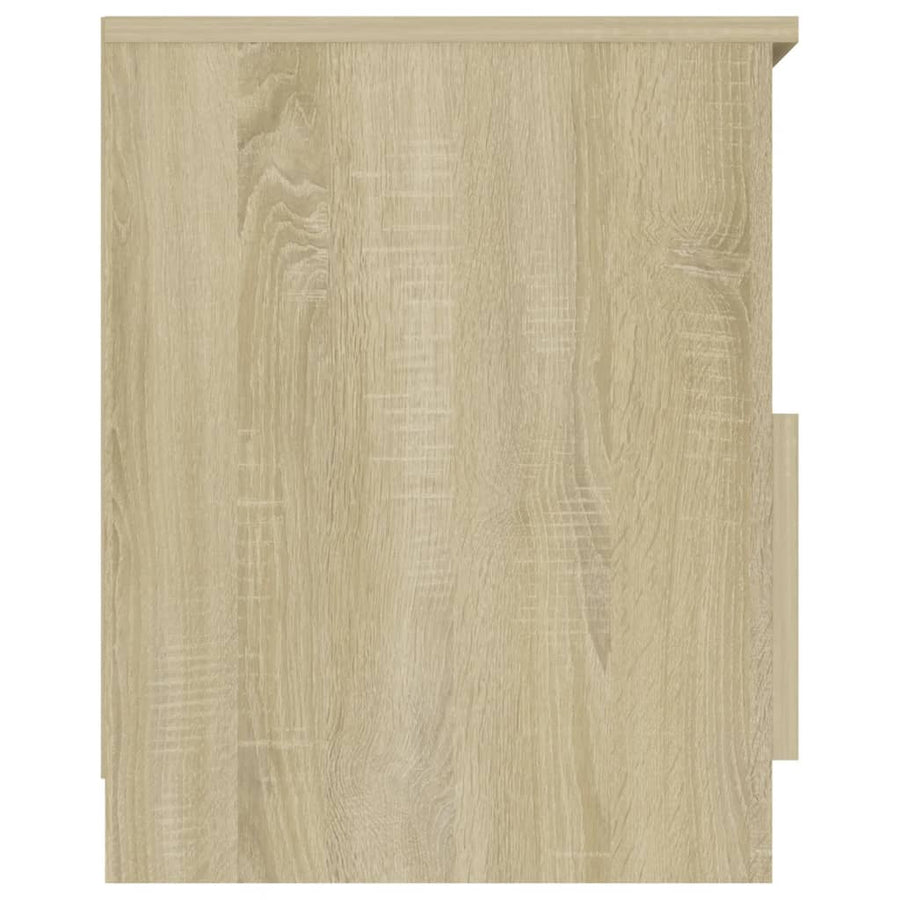 Nachtkastje 40X40X50 Cm Spaanplaat Kleurig 1 Sonoma eiken