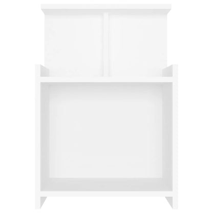 Nachtkastje 40x35x60 cm spaanplaat wit 1 Wit