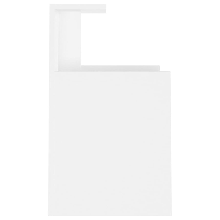 Nachtkastjes 2 st 40x35x60 cm spaanplaat wit 2 Wit