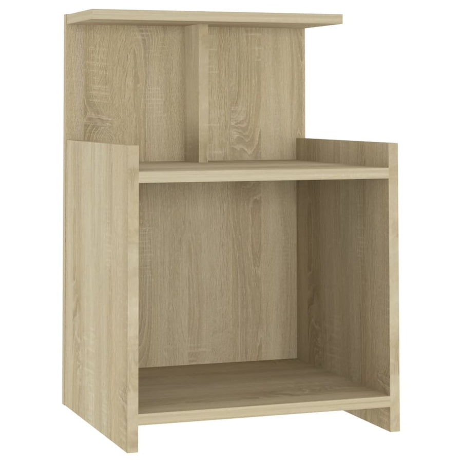 Nachtkastjes 2 st 40x35x60 cm spaanplaat sonoma eikenkleurig 2 Sonoma eiken
