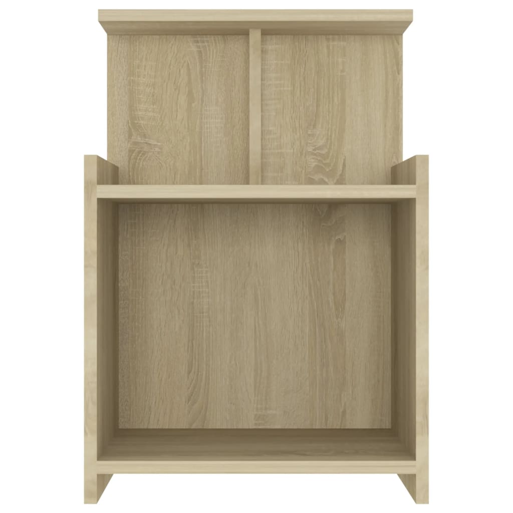 Nachtkastjes 2 st 40x35x60 cm spaanplaat sonoma eikenkleurig 2 Sonoma eiken