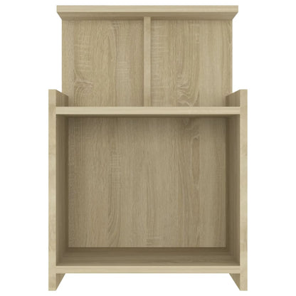 Nachtkastjes 2 st 40x35x60 cm spaanplaat sonoma eikenkleurig 2 Sonoma eiken
