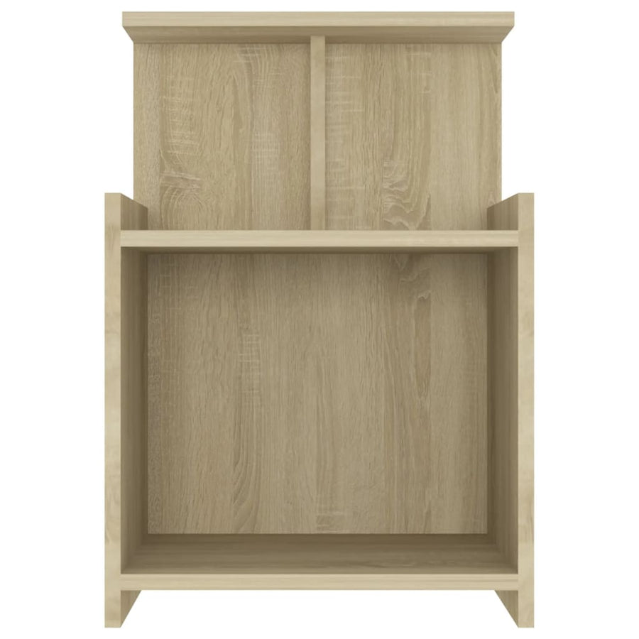 Nachtkastjes 2 st 40x35x60 cm spaanplaat sonoma eikenkleurig 2 Sonoma eiken