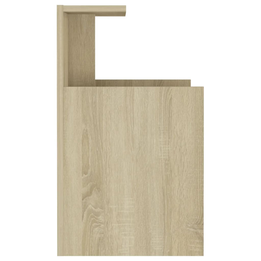 Nachtkastjes 2 st 40x35x60 cm spaanplaat sonoma eikenkleurig 2 Sonoma eiken