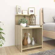 Nachtkastjes 2 st 40x35x60 cm spaanplaat sonoma eiken
