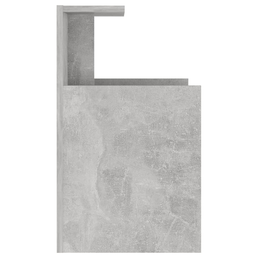 Nachtkastjes 2 st 40x35x60 cm spaanplaat betongrijs 2 Betongrijs