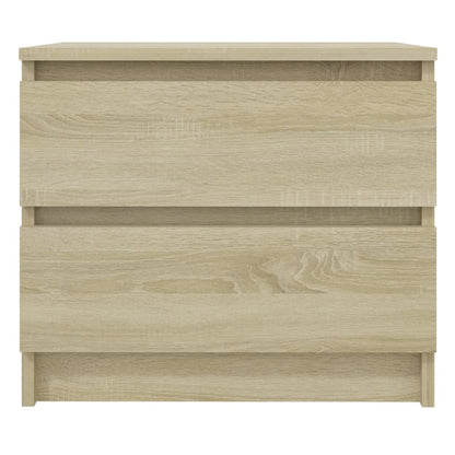 Nachtkastjes 50X39X43,5 Cm Spaanplaat Kleurig 2 Sonoma eiken