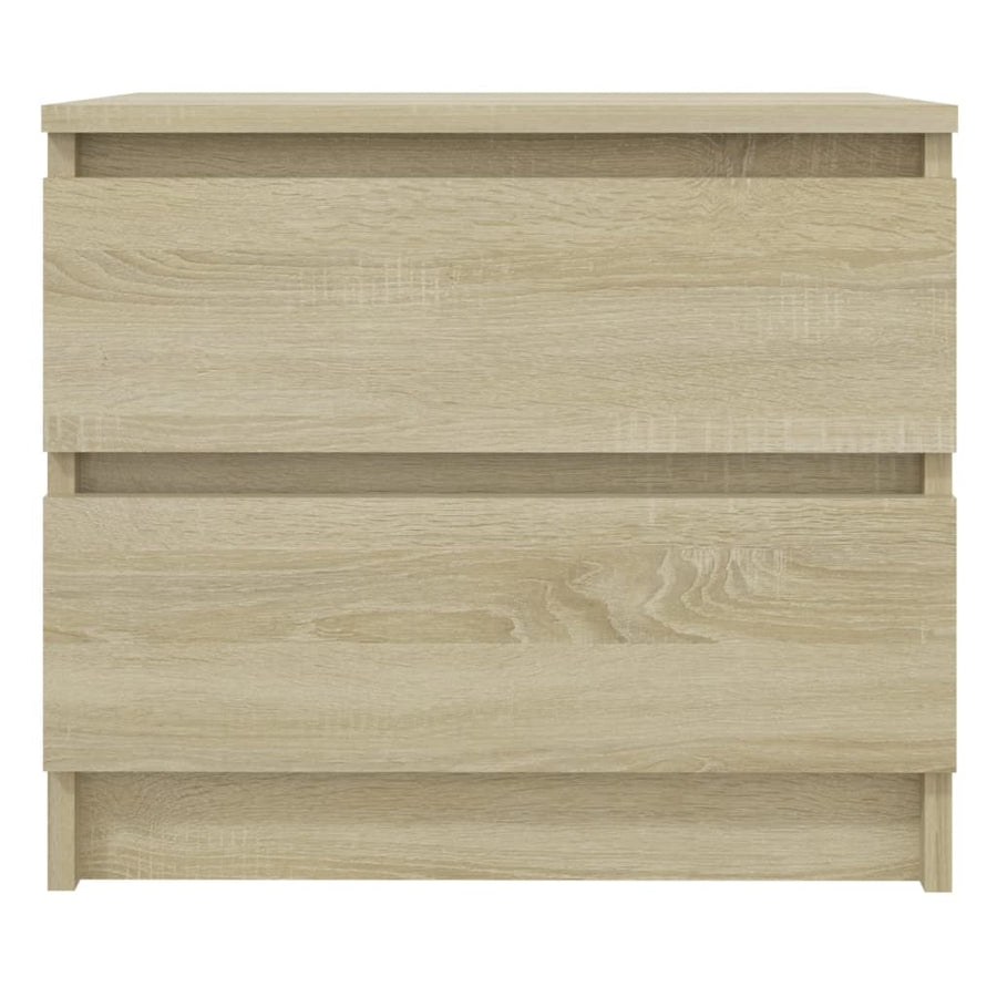 Nachtkastjes 50X39X43,5 Cm Spaanplaat Kleurig 2 Sonoma eiken