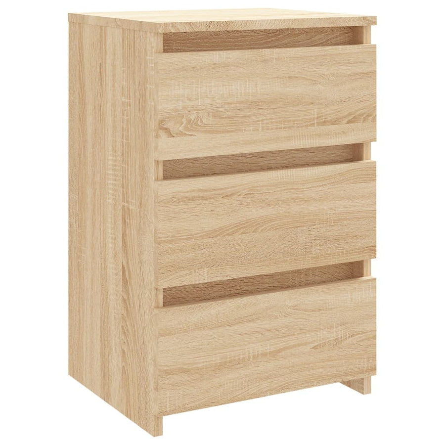 Nachtkastje 40x35x62,5 cm spaanplaat sonoma eikenkleurig 1 Sonoma eiken