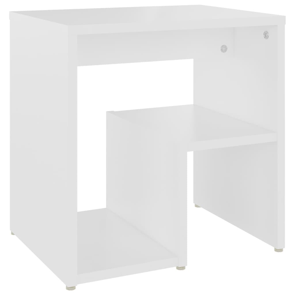 Nachtkastjes 40X30X40 Cm Spaanplaat 2 Wit
