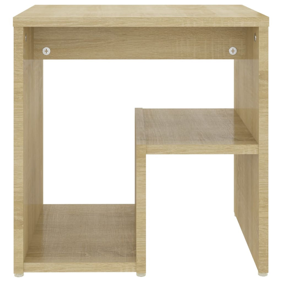 Nachtkastje 40X30X40 Cm Spaanplaat Kleurig 1 Sonoma eiken