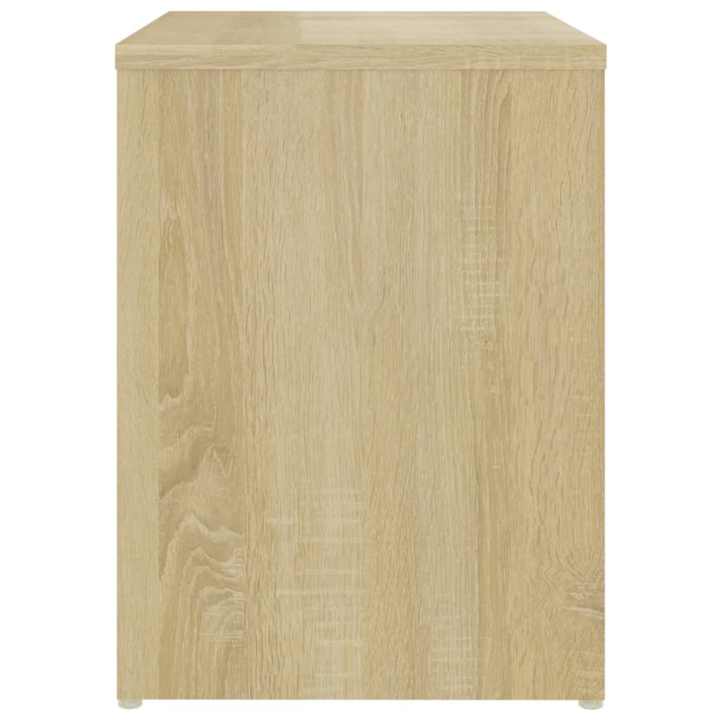 Nachtkastje 40X30X40 Cm Spaanplaat Kleurig 1 Sonoma eiken
