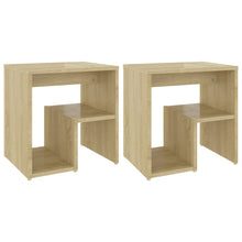 Nachtkastjes 40X30X40 Cm Spaanplaat Kleurig 2 Sonoma eiken