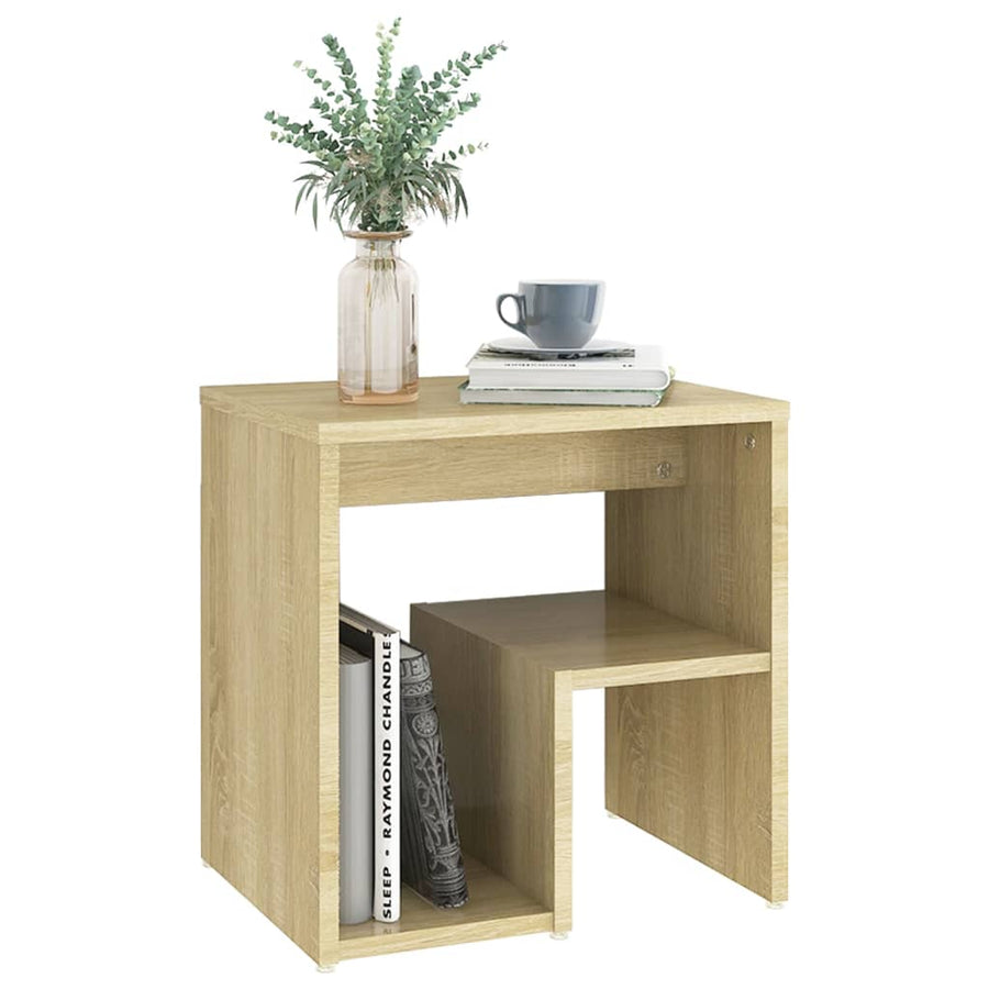 Nachtkastjes 40X30X40 Cm Spaanplaat Kleurig 2 Sonoma eiken