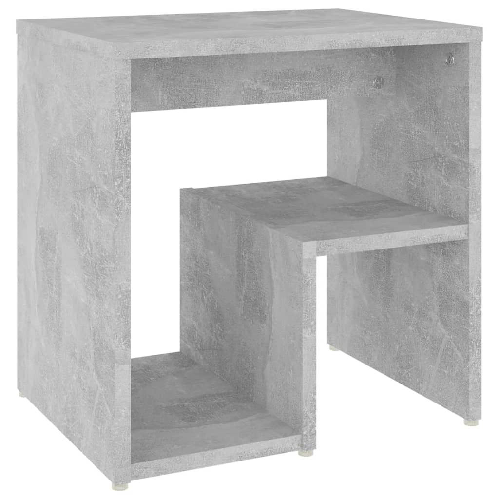 Nachtkastjes 40X30X40 Cm Spaanplaat 2 Betongrijs