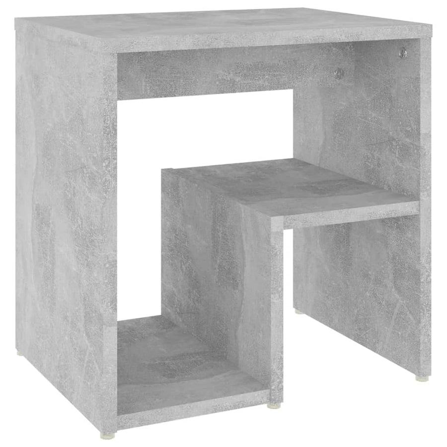 Nachtkastjes 40X30X40 Cm Spaanplaat 2 Betongrijs