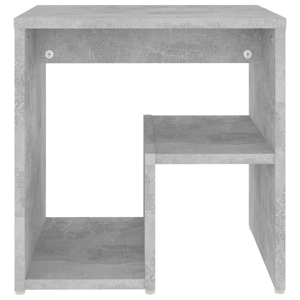 Nachtkastjes 40X30X40 Cm Spaanplaat 2 Betongrijs
