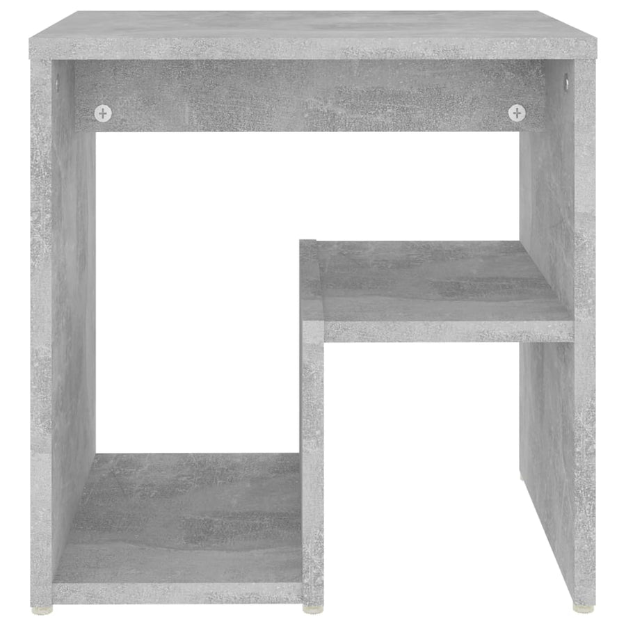 Nachtkastjes 40X30X40 Cm Spaanplaat 2 Betongrijs