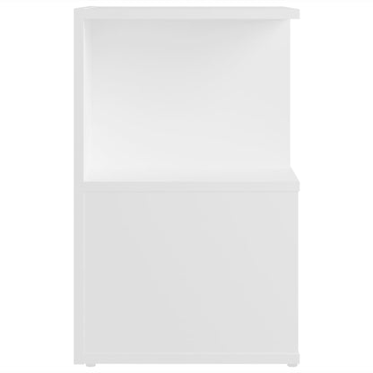 Nachtkastjes 35X35X55 Cm Spaanplaat 2 Wit