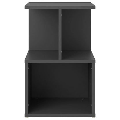 Nachtkastjes 2 st 35x35x55 cm bewerkt hout grijs