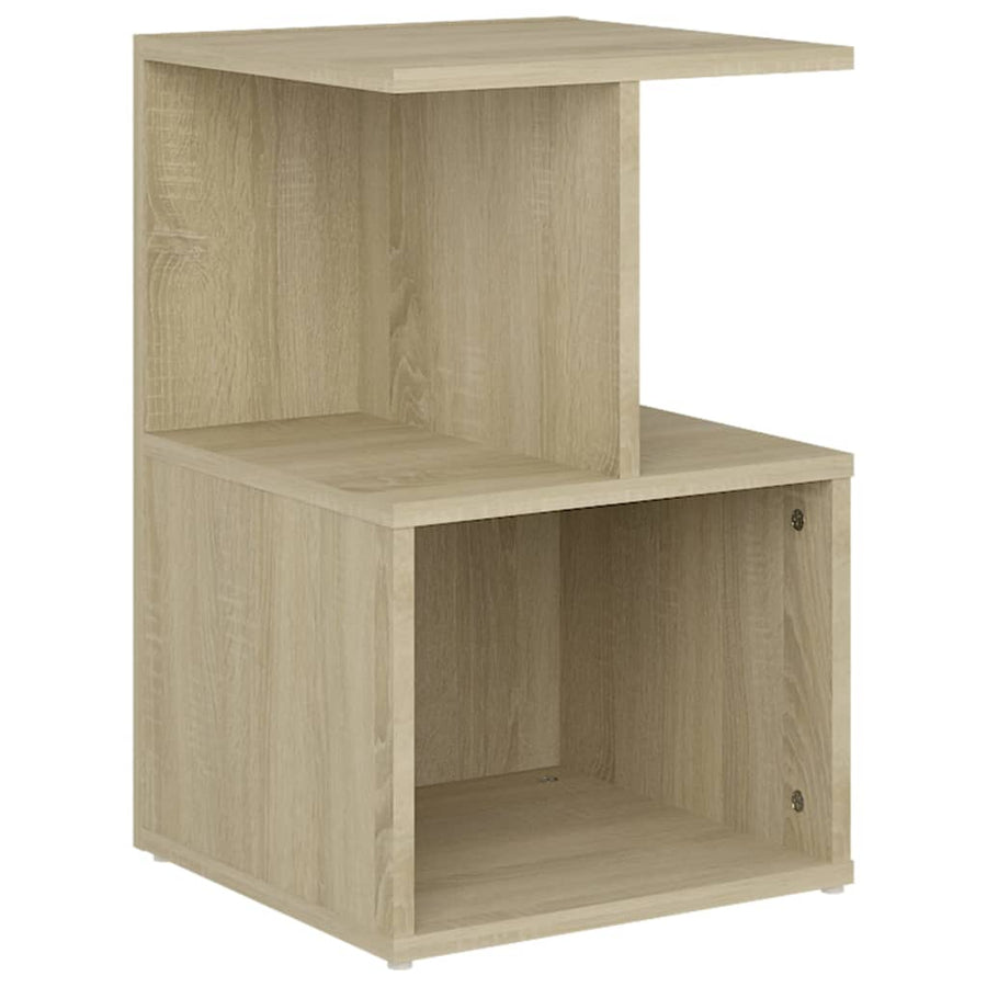 Nachtkastje 35X35X55 Cm Spaanplaat Kleurig 1 Sonoma eiken