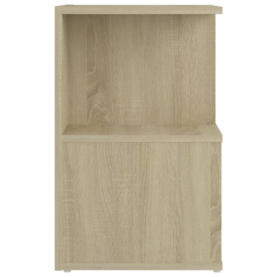 Nachtkastje 35X35X55 Cm Spaanplaat Kleurig 1 Sonoma eiken