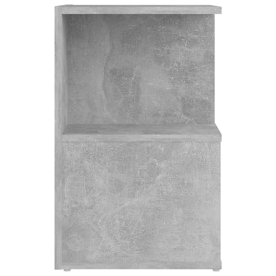 Nachtkastjes 35X35X55 Cm Spaanplaat 2 Betongrijs