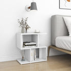 Nightstand 50x30x51.5 cm engineered wood white
