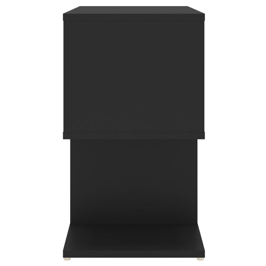 Nachtkastjes 50X30X51,5 Cm Spaanplaat 2 Zwart