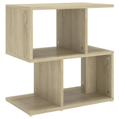 Nachtkastje 50X30X5,5 Cm Spaanplaat Kleurig 1 Sonoma eiken