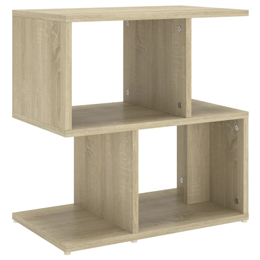 Nachtkastje 50X30X5,5 Cm Spaanplaat Kleurig 1 Sonoma eiken
