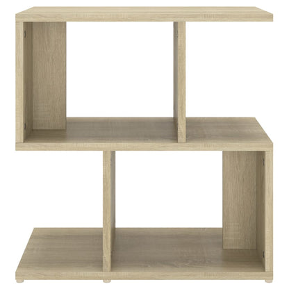 Nachtkastje 50X30X5,5 Cm Spaanplaat Kleurig 1 Sonoma eiken