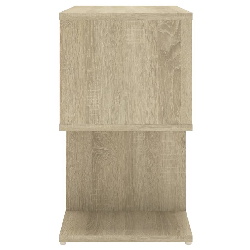 Nachtkastje 50X30X5,5 Cm Spaanplaat Kleurig 1 Sonoma eiken