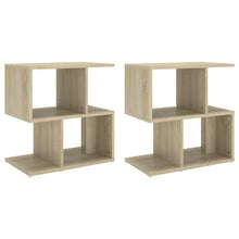 Nachtkastjes 50X30X51,5 Cm Spaanplaat Kleurig 2 Sonoma eiken