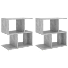 Nachtkastjes 50X30X51,5 Cm Spaanplaat 2 Betongrijs