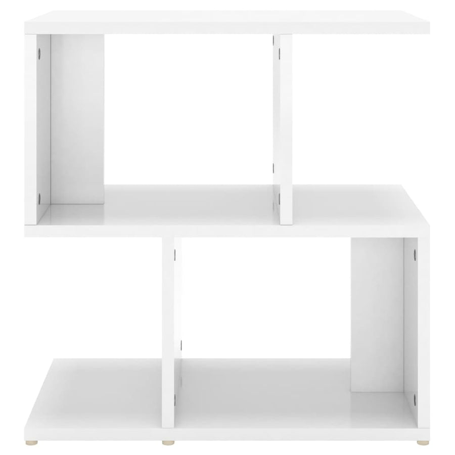Nachtkastjes 50X30X51,5 Cm Spaanplaat 2 Hoogglans wit