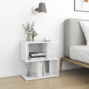 Nachtkastjes 2 st 50x30x51,5 cm spaanplaat wit