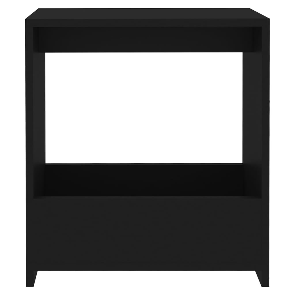 Bijzettafel 50X26X50 Cm Spaanplaat Zwart
