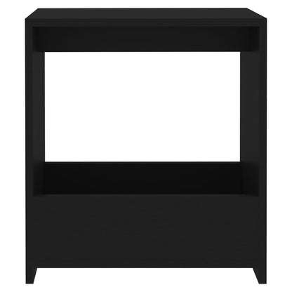 Bijzettafel 50X26X50 Cm Spaanplaat Zwart